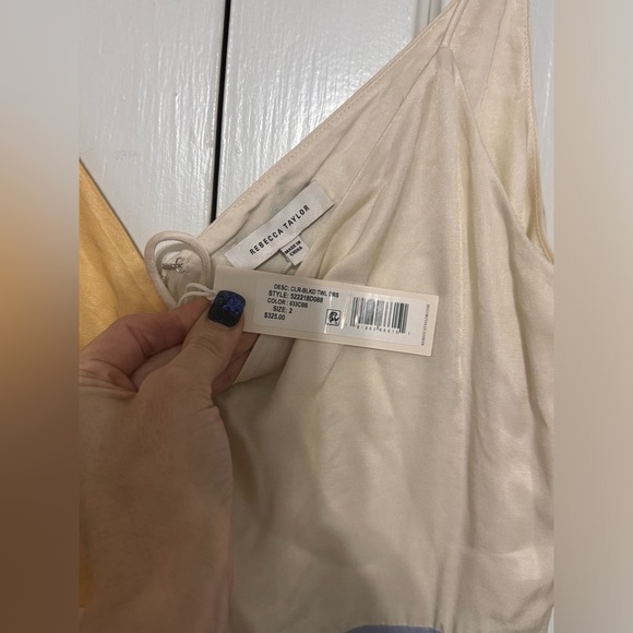 Rebecca Taylor Color-Blocked Twill Dress - Picture 5 of 10